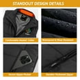 thumbnail image 6 of Women Heated Vest with 2 Pcs 20000mAh/7.4 V Battery Pack, Lightweigh Heating Vest for Women 21 Heating Zones, 6 of 7