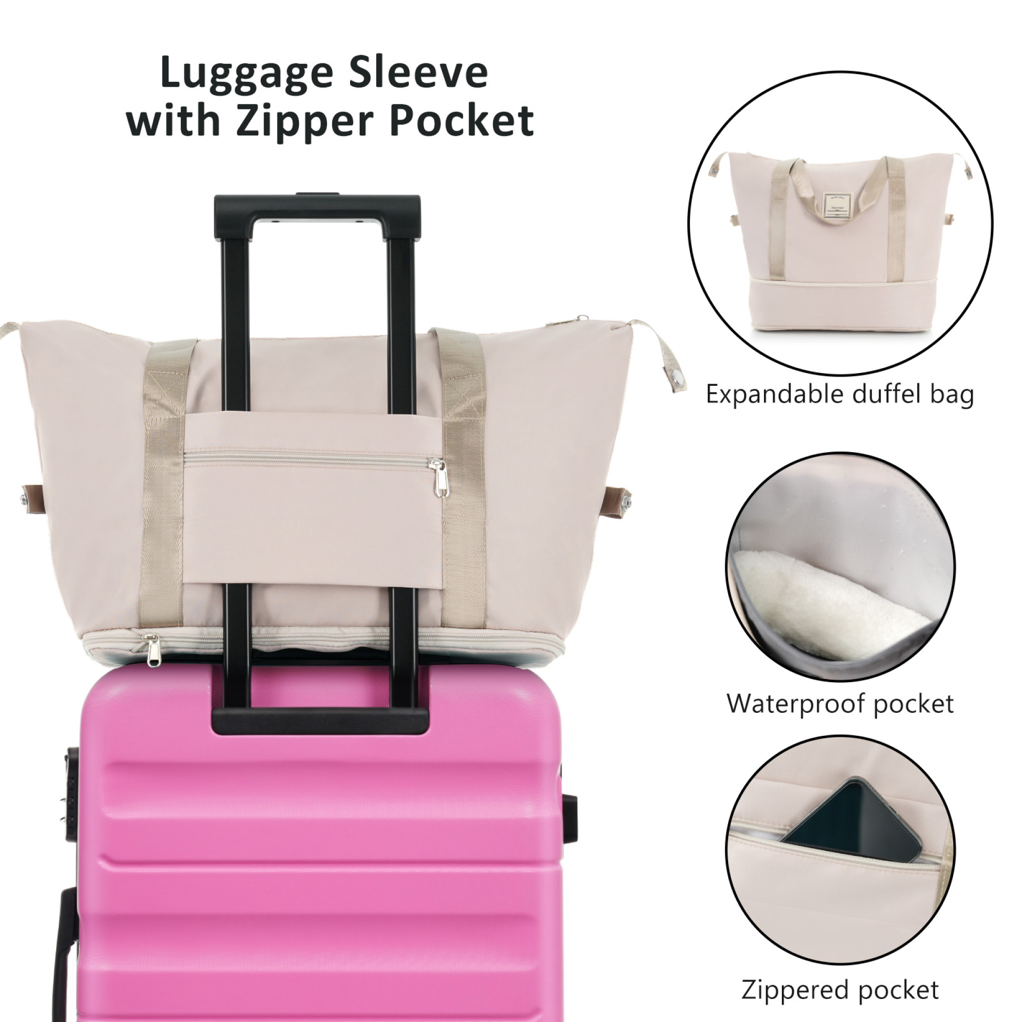 Hardshell ABS Luggage Set - Carry-On Suitcases with Dual Spinner Wheels,Check-In Sizes for Travel & Business