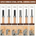 thumbnail image 5 of West Bay Wood Carve Kit, 27 Pcs Wood Carving Tools Set, Complete Woodwork Whittling Kit Chisels Set with Carving Knives, Father' Day Gifts for Men Dad Husband, 5 of 8