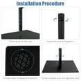 thumbnail image 3 of Kadyn Patio Umbrella Base, Heavy Duty Stand Umbrella Base Stand,42 LBS Weighted 25 Inch Square Patio Umbrella Base, 3 of 8