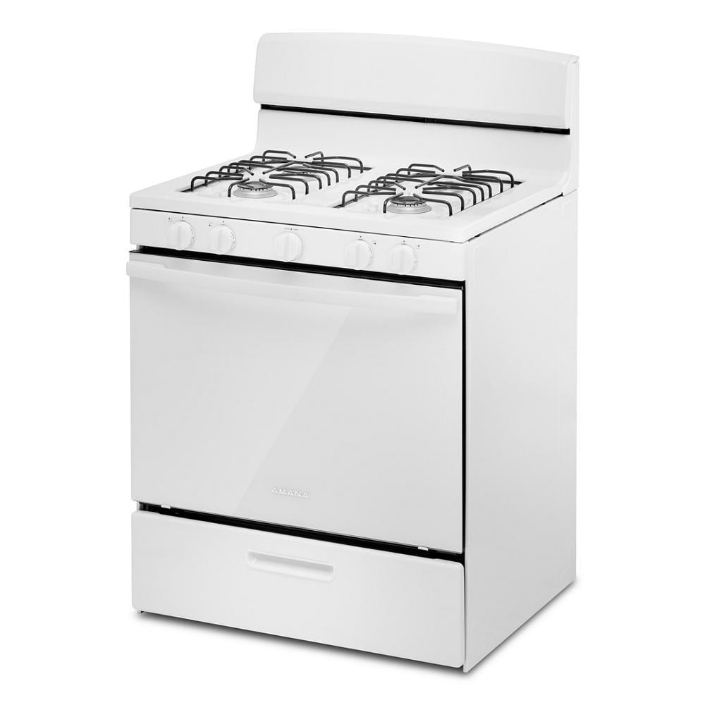 Amana Agr4203mn 30" Wide 5.1 Cu. Ft. Free Standing Gas Range - White