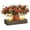 orange, variant on 3 Pcs Mason Jar Centerpiece Table Decorations for Dining Table Decor Farmhouse Coffee Table Decor with Wood Tray and Led Light Table Centerpieces for Dining room Kitchen Living Bathroom