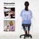 thumbnail image 4 of 50 Hojas de Capas de Peluquería Desechables Delantal de Corte de Pelo Impermeable MABOTO Capas de salón, 4 of 6