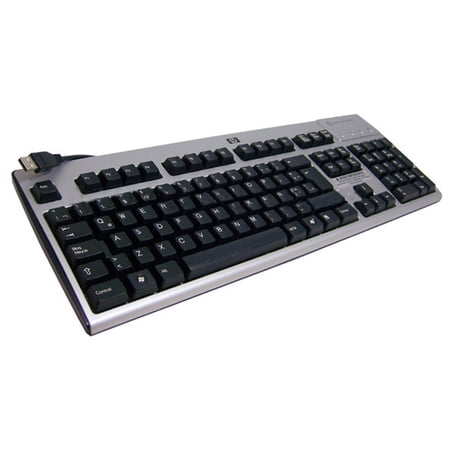 HP Latin KUS0133 SmartCard USB Keyboard NEW 434822-161 LAS Black-Silver Wired KB