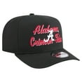 thumbnail image 3 of Men's New Era Black Alabama Crimson Tide Vintage Chainstitch 9FIFTY A-Frame Snapback Hat, 3 of 5