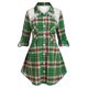 thumbnail image 1 of Tallas Tallas Lace Lace Yoke Roll Up Sleeve Splack Pocket Shirt Rosegal Blusas Tallas Grandes, 1 of 5
