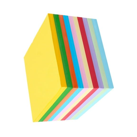TEHAUX 1000pcs Colored Construction Paper Assorted Colors for Kids Art Projects Crafts and School Supplies