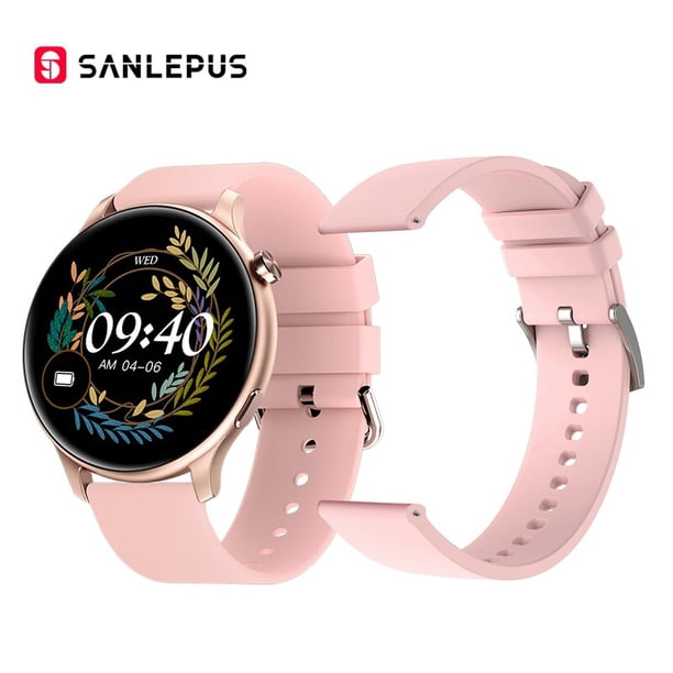 SANLEPUS 2023 nuevo reloj inteligente mujeres hombres impermeable Smartwatch Bluetooth llamadas oxígeno en sangre Monitor de ritmo cardíaco pulsera de Fitness Tan Jianjun unisex