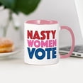 thumbnail image 3 of CafePress - Nasty Women Vote Mug - 11 oz Ceramic Mug - Novelty Coffee Tea Cup, 3 of 4