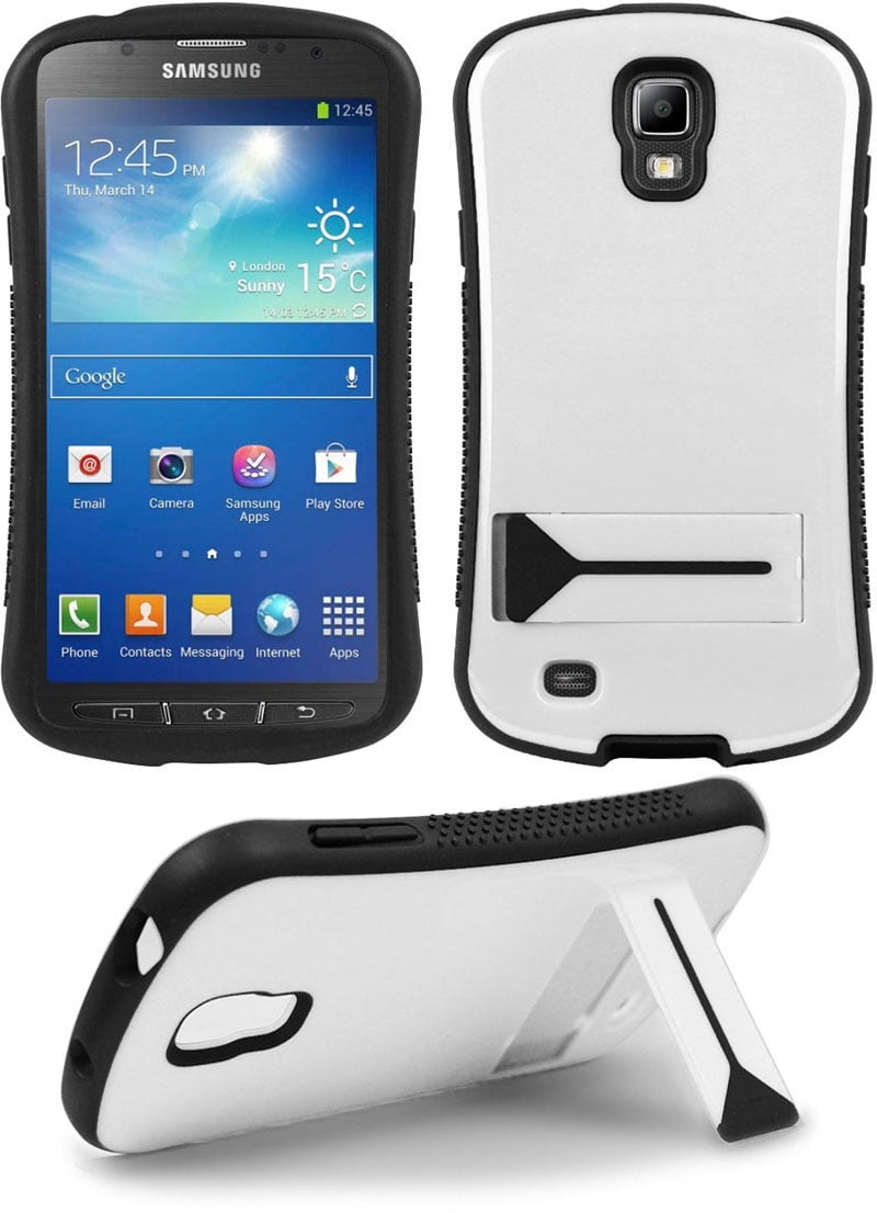 Strikt Productiecentrum Componist WHITE SEXY SLIM CURVED CASE SKIN COVER STAND FOR SAMSUNG GALAXY S4 ACTIVE  i537 - Walmart.com
