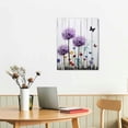 thumbnail image 2 of PRATYUS Canvas Wall Art Picture 16x20in Dandelions and Butterflies 16x20in, 2 of 3
