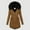F-Coffee, variant on Kcodviy Ladies Solid Color Hooded Womens Plus Size Snowboard Jacket Padded Jacket Long Sleeve Mono Coat Double Velvet Slim Temperament Thin Down Cardigan Coat Jacket