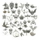 thumbnail image 5 of Conjunto de 100 Unidades de Accesorios Plateados para Crear Manualidades 2 piezas, 5 of 8
