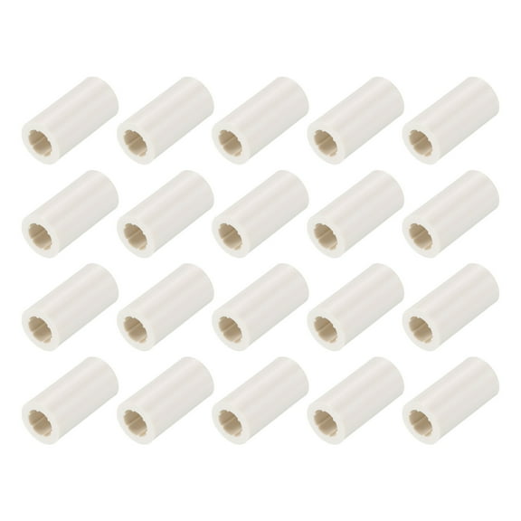 Uxcell 1"x13mm Pool Cue Ferrules Billiard Cue Slip on Pool Stick Tips Replacement, White 20 Pack