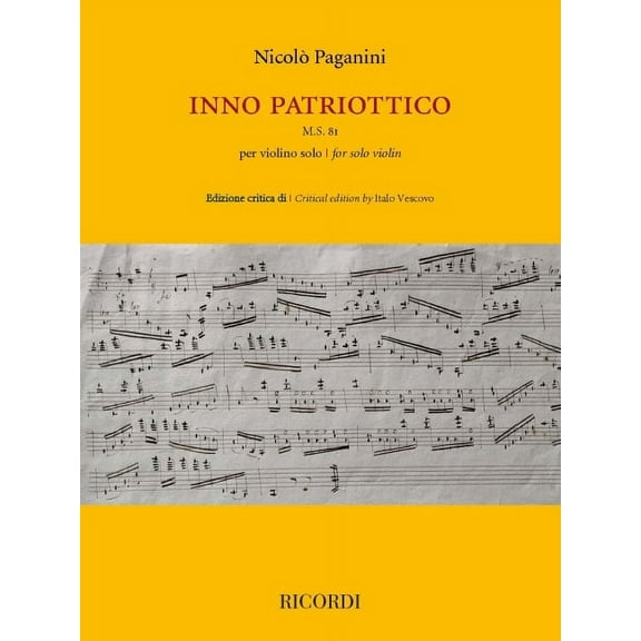 Inno Patriottico: For Solo Violin, (Paperback)