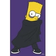 thumbnail image 2 of Men's The Simpsons Vampire Bart Graphic Tee Purple Large, 2 of 4