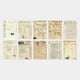 thumbnail image 1 of Papel de fondo de decoración 50 hojas de papel para álbum de recortes, paquete de papel, papel de teñido de café con letras Vintage, 1 of 2