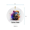thumbnail image 5 of Personalized Wombat Ornament, Custom Ornament for Animal Lover, Ideal Gift for Men, Women, Best Friend, Gift for Christmas, Birthday, Father's Day, Mother's day, 5 of 5