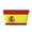 Gold, variant on Spanish Flag Travel Handbag Leather Purse Organizer Tidy Bag Purse Toiletry Clutch For Women