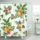 thumbnail image 1 of ABPHQTO Patrón sin costuras Frutas tropicales Hojas de palma y flores Vector Cortina de ducha 160x180 cm, 1 of 1