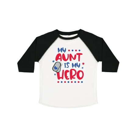 

Inktastic Memorial Day My Aunt is My Hero Gift Toddler Boy or Toddler Girl T-Shirt