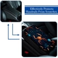thumbnail image 5 of Constellation Soft Furry Printed Car Armrest Cover Pad 12.5x8.2 Inch - Comfortable Armrest Accessory, 5 of 6