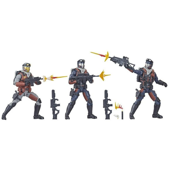 G.I. Joe Classified Series Series Cobra Viper Officer & Vipers Figures 47 Toys, Multiple Accessories, Custom Package Art