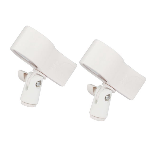 Xuanheng 2 Pcs Clips de Support de Microphone Remplace Directement Accessoires Faciles à Installer N8 Blanc