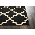 thumbnail image 4 of Nourison Grafix Trellis Black 7'10" x 9'10" Area Rug, (8x10), 4 of 6