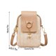 thumbnail image 3 of Bolso cruzado tejido con paja Mini bolso para gatos – correa ajustable de nailon, portamóviles de gran capacidad, bolso de viaje de verano blanco caqui marrón, 3 of 6