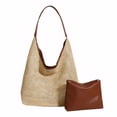 thumbnail image 1 of Bolso Hombro Tejido Verano Playa para Mujer Con PU Viajes, 1 of 9