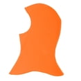 thumbnail image 3 of Cabeza de natación elástica Protector solar Mascarilla completa Capucha de buceo  naranja Cola  Gorro de natación para esnórquel, 3 of 8