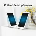 thumbnail image 3 of Mistaha USB Wired Subwoofer Multimedia Desktop Speaker with Stereo Sound Effect Independent Volume Wire Control, 3 of 6