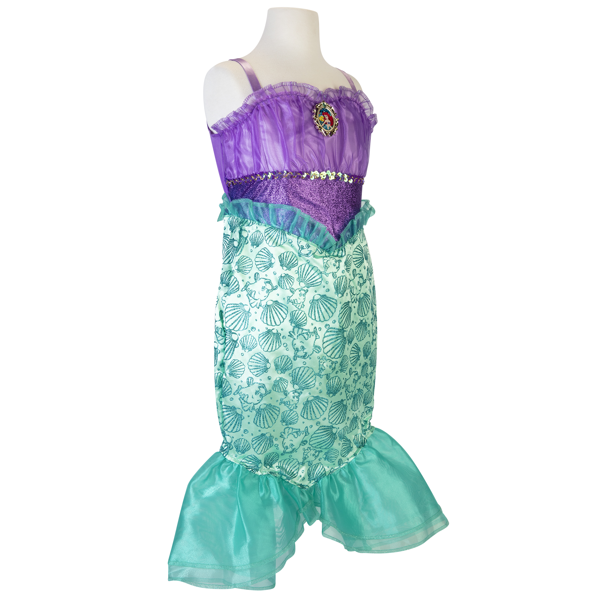 Disney Princess Ariel Children's Dress Perfect for Halloween or Dress Up - image 3 of 6