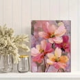 thumbnail image 2 of Textured Impasto Flower Canvas Print Wall Art for Living Room Office Kitchen Hallway, 2 of 8
