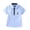 Blue, variant on UACY Kids Boys Collared Short Sleeve Button Down Shirts Formal Dress Shirts School Uniform Blouse Casual Tops (Blue, 3-4 Years)