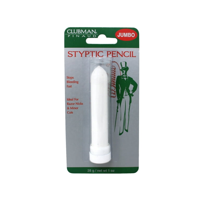 Clubman Styptic Pencil, 1 oz, Pack of 3, Stops Bleeding