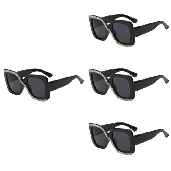 HEATSHAKING Beaches And Dating Women Sunglasses 4Pcs 5.9X5.6X2.5In