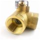 thumbnail image 3 of 3 Way Valve, Brass Ball Valve DN15 1/2', 3 Way Valve Adapter Valve Connector, Lever Handle, 3 of 4
