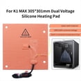 thumbnail image 4 of Almohadilla Térmica de Doble Voltaje para K1 Max, 120 V/220 V, 800 W, 305 X 301 mm, 157 °C, Termostática Bimetálica, para K1 MAX., 4 of 5