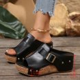 thumbnail image 6 of SACFOF Womens Wedge Sandals With Strap for Dressy Ladies Sandals Casual 2.56 Inch Wedge, 6 of 6
