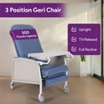 thumbnail image 6 of ProHeal 3 Position Bariatric Geri Chair - Medical Recliner for Elderly with Meal Tray, Heavy Duty Reclining Medical Chair, 6 of 6