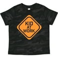 thumbnail image 3 of Inktastic Kid at Work Construction Sign Boys or Girls Toddler T-Shirt, 3 of 5