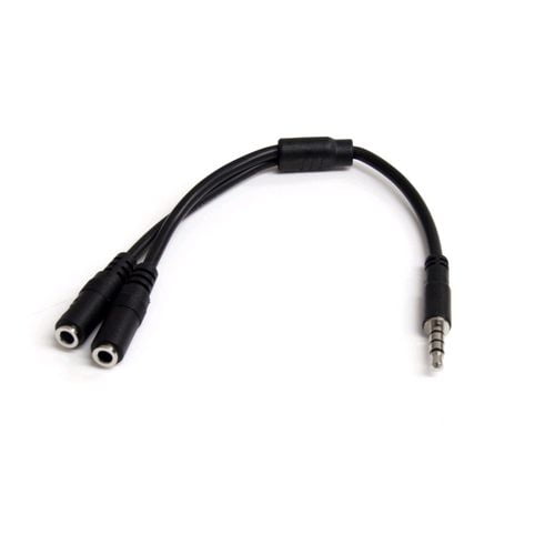 Headset Splitter 4 Pin to 2x 3 Position