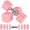 Pink, variant on 22LBS Adjustable Dumbbells Set, Adjustable Weight Dumbbells with 4 Levels 4.4lb, 6.6lb, 8.8lb, 11lb, Hand Weights Sets for Women/Men Home Gym Full Body Workout