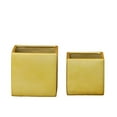 thumbnail image 5 of Odette Handcrafted Ceramic Square Planter Set (Set of 2), 5 of 8
