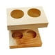 thumbnail image 4 of Soporte para cabezales de cepillo de dientes eléctrico, soporte de madera, soporte para mostrador, organizador de mostrador 2 agujeros, 4 of 9