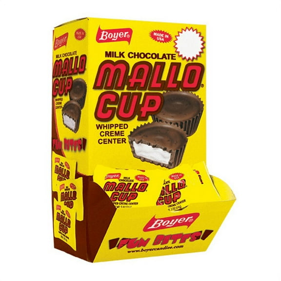 Boyer Candy, Milk Chocolate Mallo Cups, Changemaker, .5 Oz., 60 Ct.