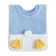 thumbnail image 4 of Babero para niños, suave y delicado, cuello ajustable, impermeable, para la saliva. Pies de pato azul, 4 of 9