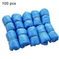 thumbnail image 6 of Visland 100 Pack Disposable Plastic Shoe Covers & Boot Covers Waterproof Non-slip for Construction, Workplace, Indoor Carpet Floor Protection (50 Pairs), 6 of 7